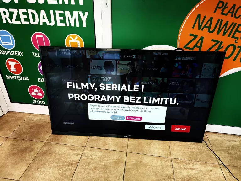 TELEWIZOR LED LG 55UJ620V 55 / PILOT / BRAK STOPEK