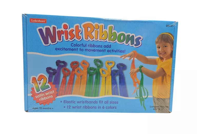 WSTĄŻKI DO TAŃCA GIMNASTYCZNE WRIST RIBBONS COLORFUL