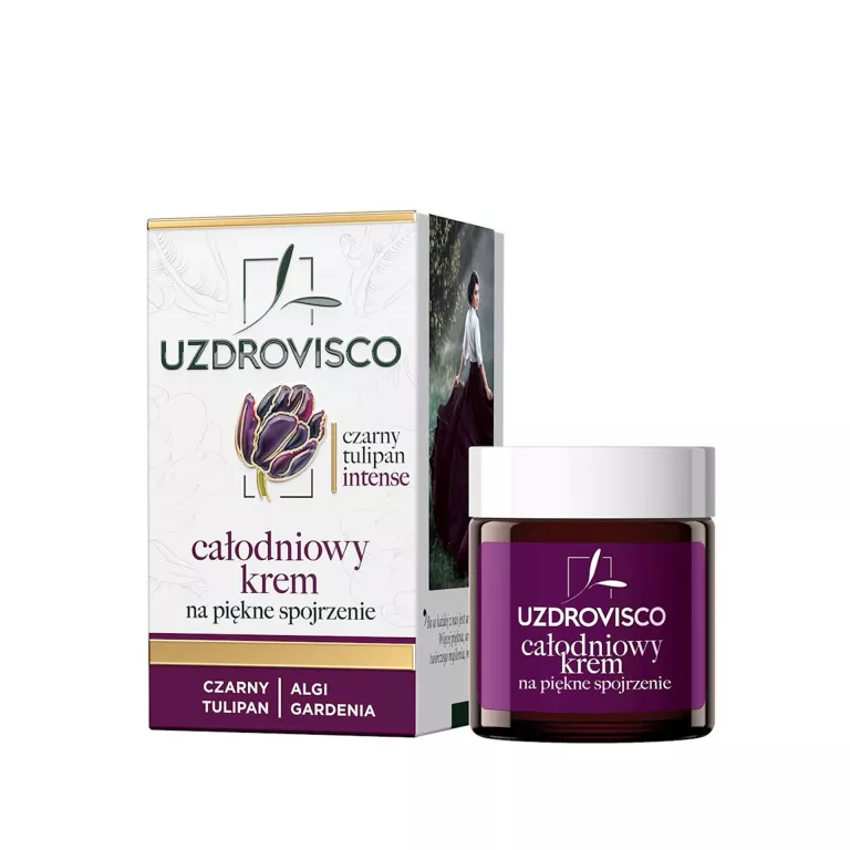 UZDROVISCO CZARNY TULIPAN INTENSE CAŁODNIOWY KREM NA PIĘKNE SPOJRZENIE 25M