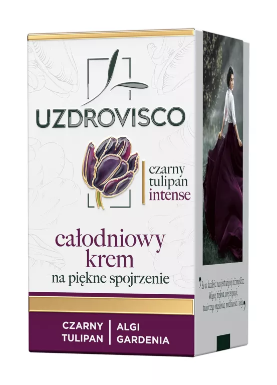 UZDROVISCO CZARNY TULIPAN INTENSE CAŁODNIOWY KREM NA PIĘKNE SPOJRZENIE 25M