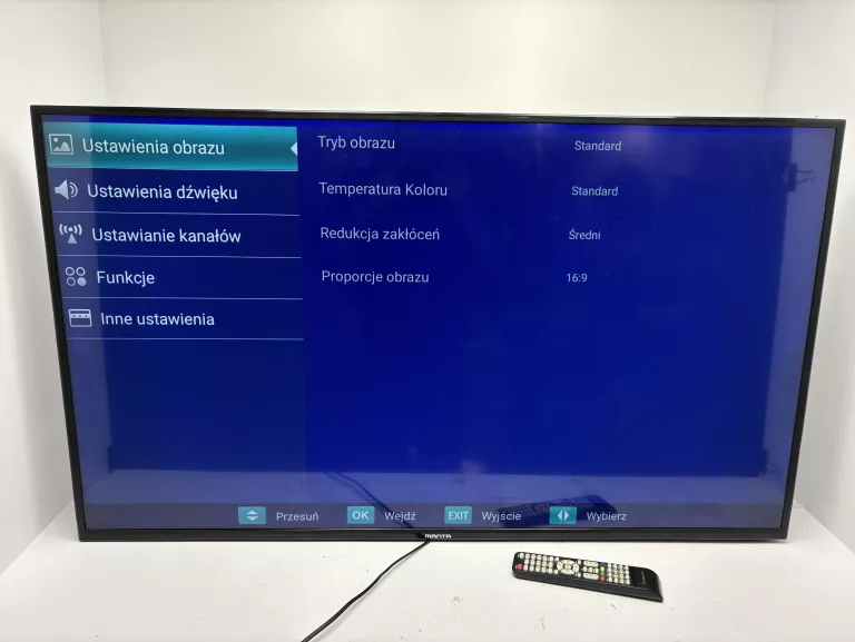TV MANTA LED94901S TV ANDROID USZK PILOT BRAK NÓŻEK