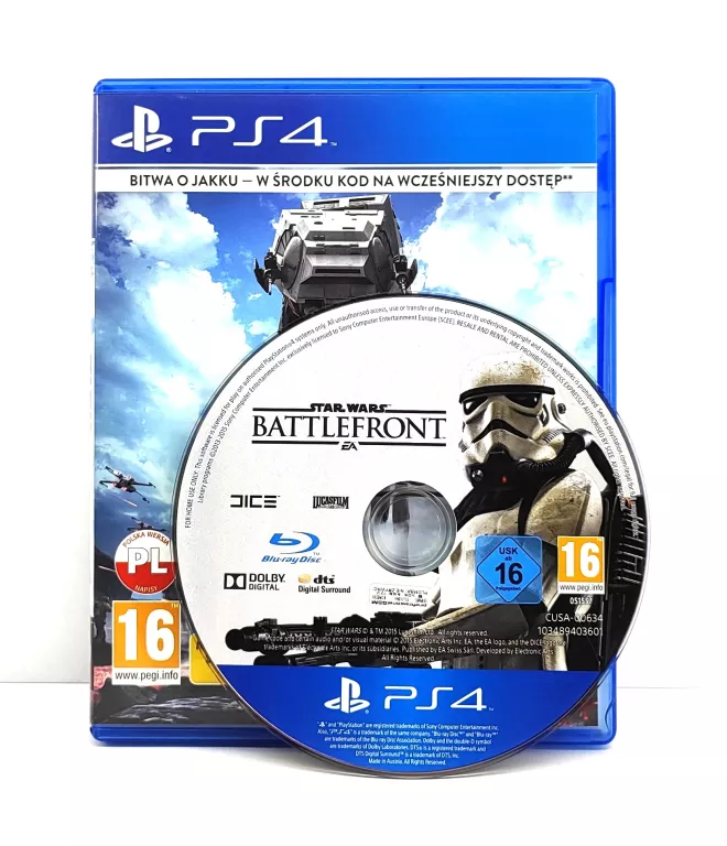 GRA NA PS4 STAR WARS BATTLEFRONT