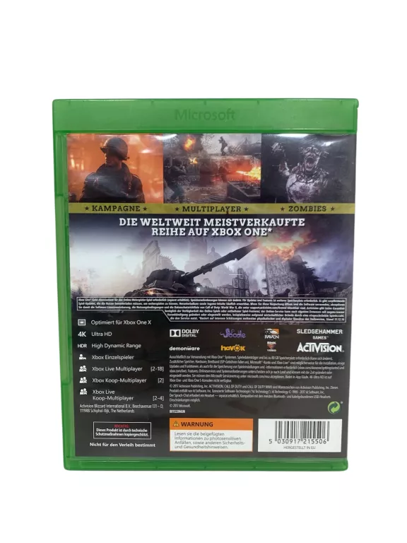 GRA CALL OF DUTY WWII - XBOX ONE