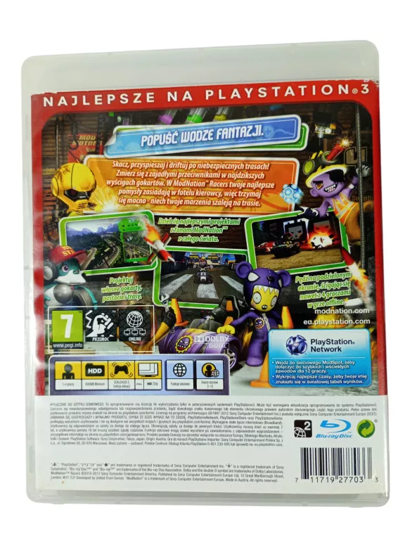 PS3 MODNATION RACERS PL