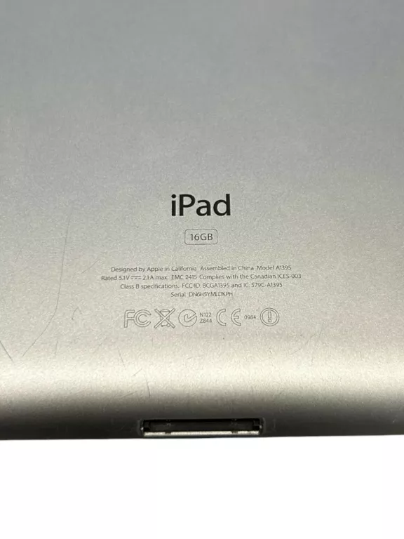 TABLET APPLE IPAD 2 16 GB 9.7" WI-FI (MC979NF/A)