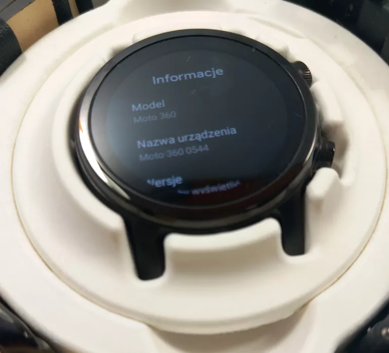 SMARTWATCH MOTORLA MOTO 360 3.GEN KOMPLET + AKCESORIA
