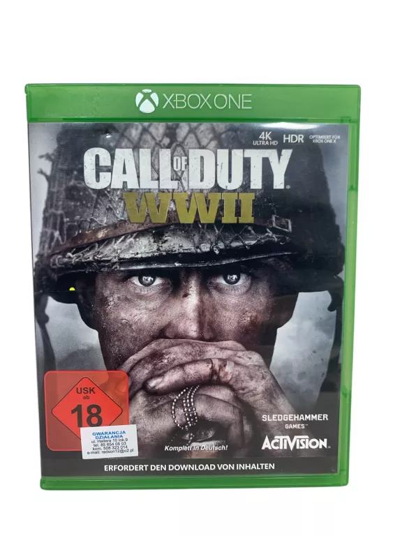 GRA CALL OF DUTY WWII - XBOX ONE