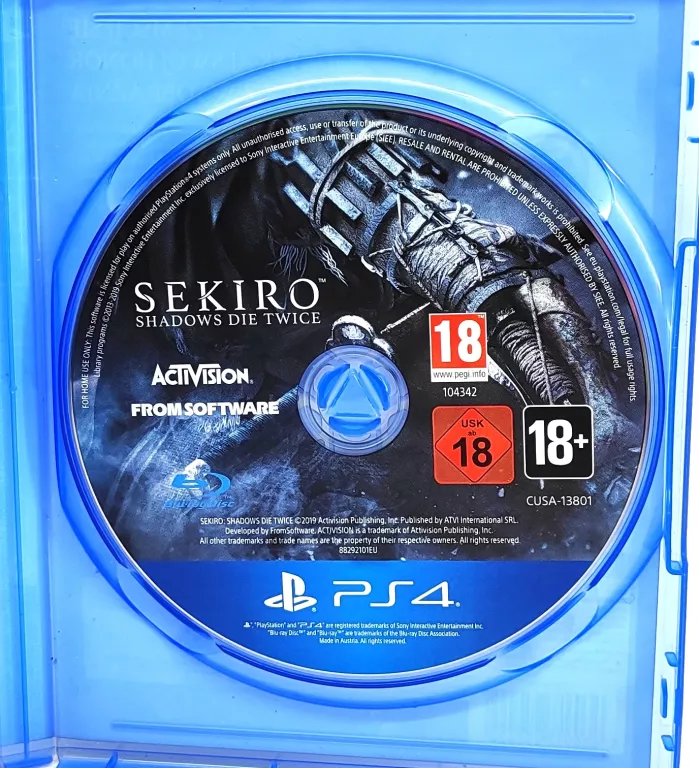 GRA NA PS4 SEKIRO SHADOWS DIE TWICE