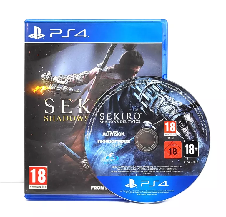 GRA NA PS4 SEKIRO SHADOWS DIE TWICE