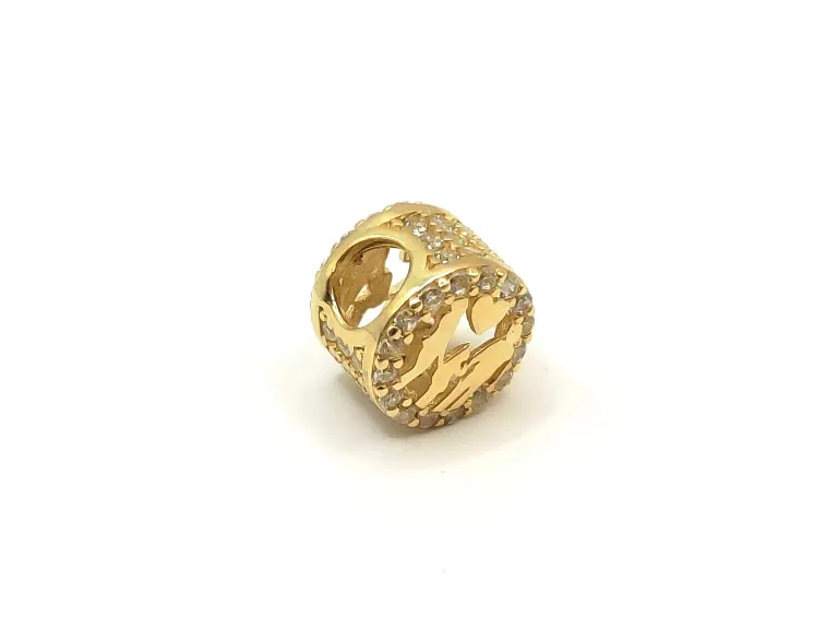 ZŁOTA ZAWIESZKA CHARMS CYRKONIE RODZINA 585 1,82 G