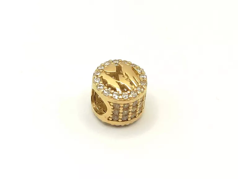 ZŁOTA ZAWIESZKA CHARMS CYRKONIE RODZINA 585 1,82 G