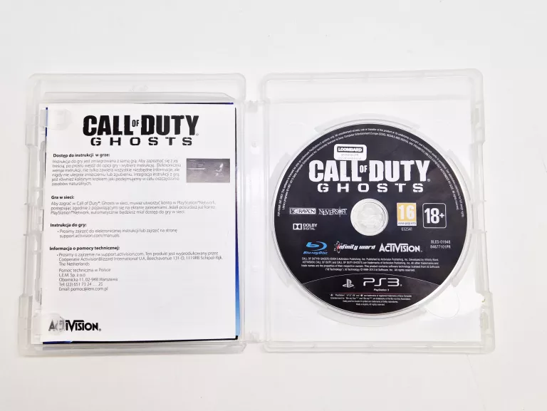 GRA PS3 CALL OF DUTY GHOSTS PL