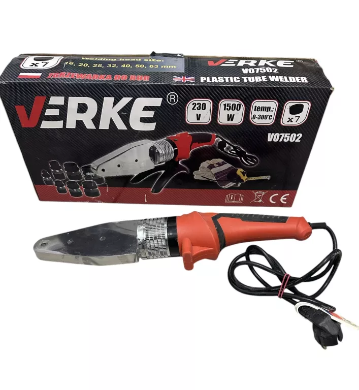 ZGRZEWARKA DO RUR VERKE V07502 PUDEŁKO OKAZJA!!