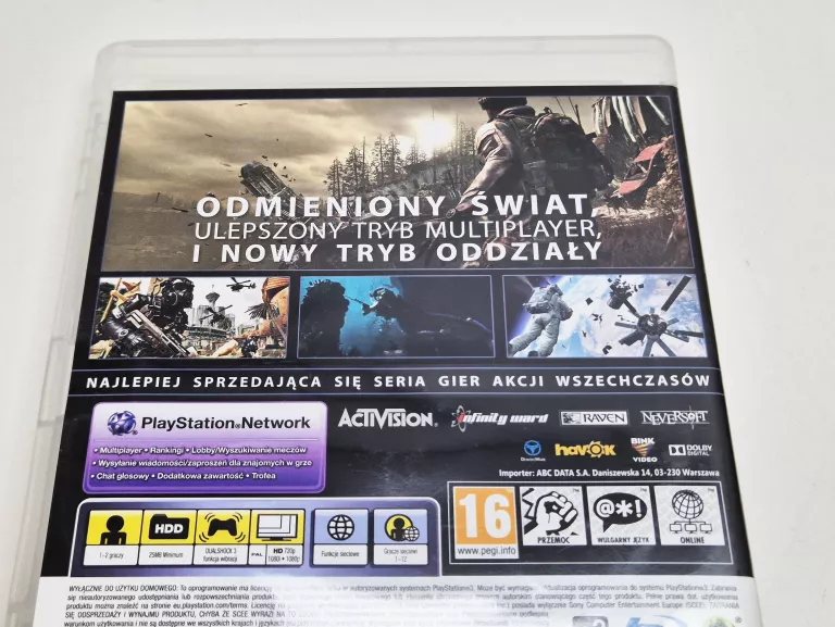 GRA PS3 CALL OF DUTY GHOSTS PL