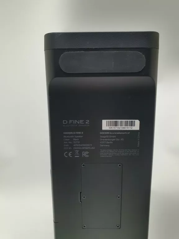 GŁOŚNIK PRZENOŚNY DOCKIN D FINE 2 BLUETOOTH