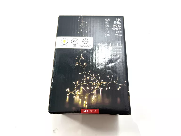 LAMPKI LED DEKO 300CM