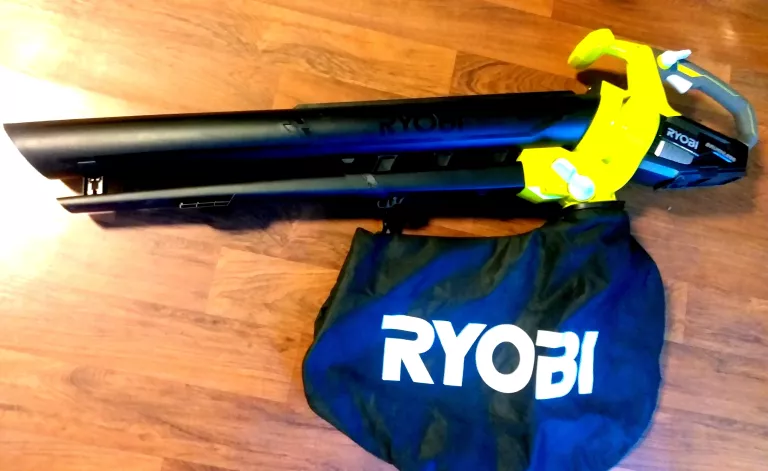 RYOBI DMUCHAWA ODKURZACZ AKUMULATOROWA Z ROZDRABNIACZEM OBV18 18V AKU ŁAD