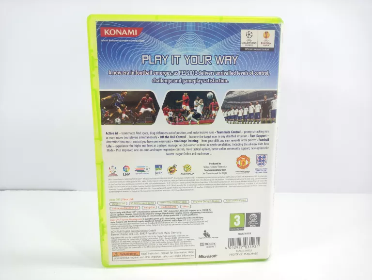 GRA XBOX 360 PES 2012