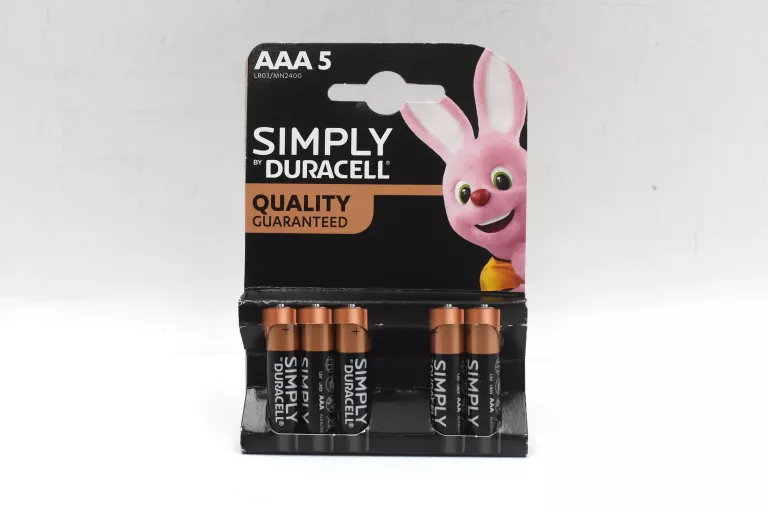 BATERIE ALKALICZNE SIMPLY DURACELL AAA (R03) 5 SZT