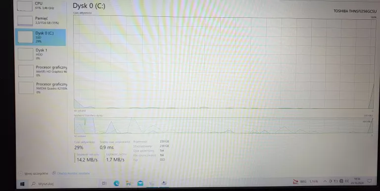 LAPTOP LENOVO THINKPAD W540 I7 16/250SSD+500GBHDD NVIDIA QUADRO K2100M BDB