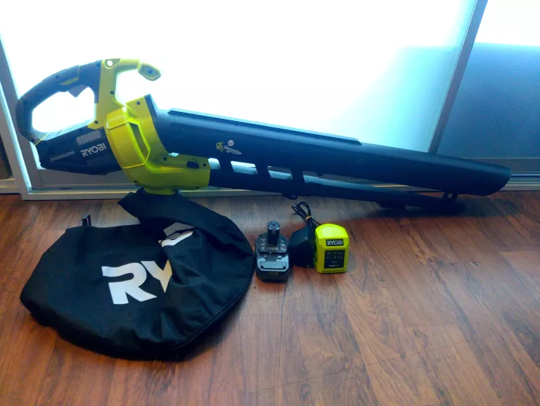RYOBI DMUCHAWA ODKURZACZ AKUMULATOROWA Z ROZDRABNIACZEM OBV18 18V AKU ŁAD