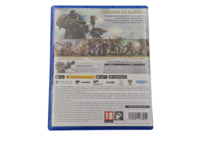 GRA  NA PS5 PLAYSTATION 5 WARHAMMER SPACE MARINE 2