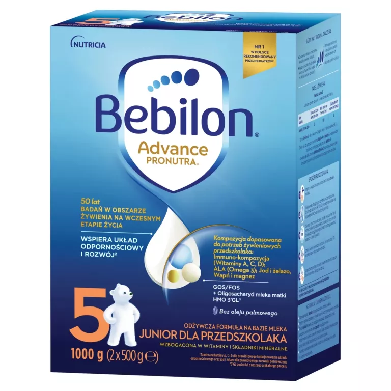 MLEKO BEBILON JUNIOR 5 PRONUTRA ADVANCE 1000G