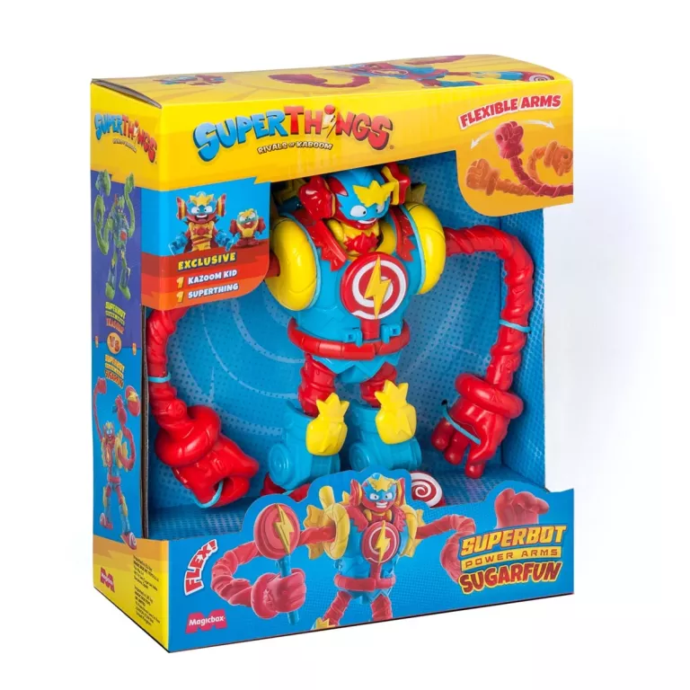 MAGICBOX SUPERTHING S PLAYSET: SUPERBOT POWER ARMS SUGARFUN