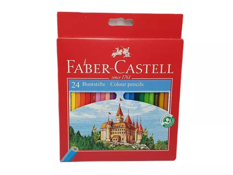 KREDKI FABER-CASTELL 24 SZT COLOUR PENCILS