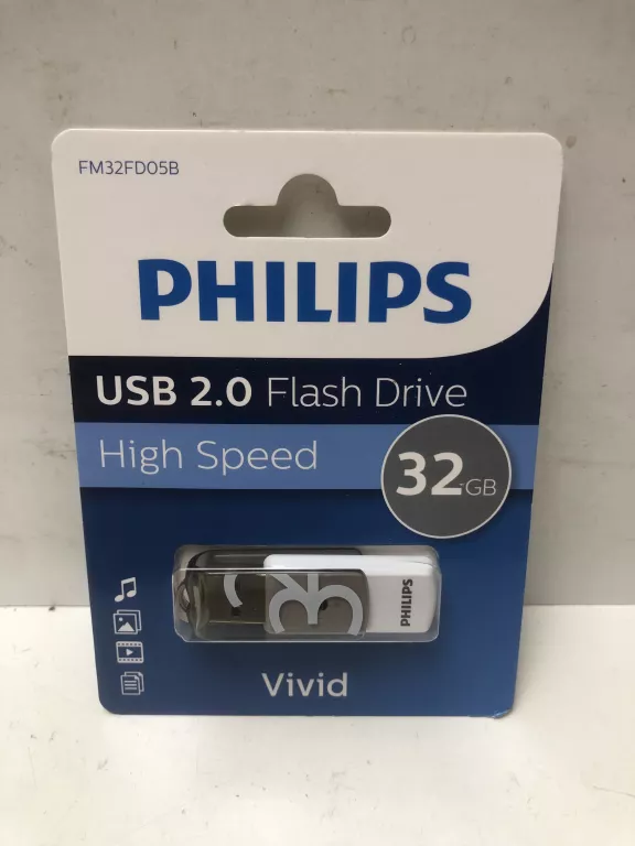 PENDRIVE PHILIPS USB 2.0 32GB VIVID