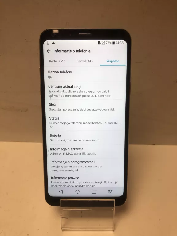 TELEFON LG Q6 OPIS