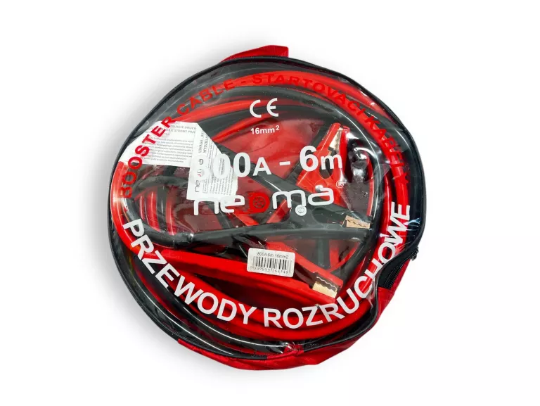 KABLE ROZRUCHOWE 800A 6 METRÓW + POKROWIEC