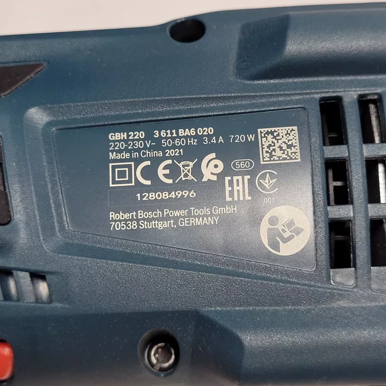 MŁOTOWIERTARKA BOSCH BOSCH HAMMER GBH 220 SDS PLUS