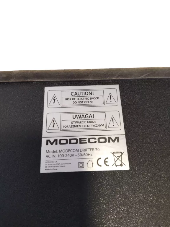 GŁOŚNIKI MODECOM MC-MHF70 DRIFTER 70