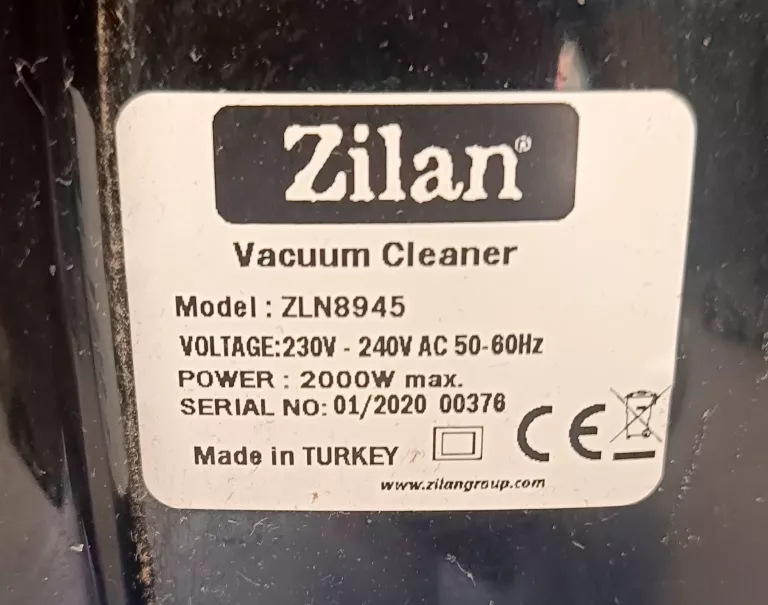 ODKURZACZ ZILAN ZLN8945 NIEBIESKI