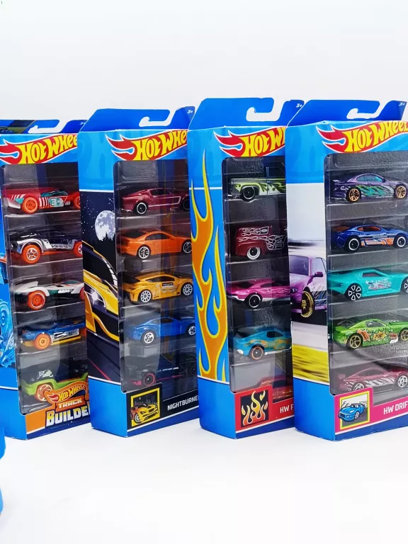 SAMOCHODZIKI MATTEL HOT WHEELS ACTION HFV85 5 SZT.