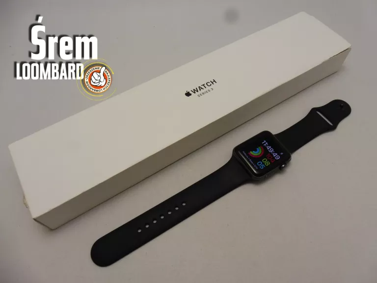 SMARTWATCH APPLE WATCH SERIES 3, KOMPLET!