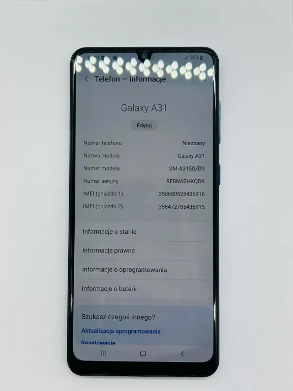 TELEFON SAMSUNG GALAXY A31 4/64GB