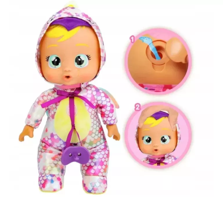 LALKA DO ZABAWY CRY BABIES TINY CUDDLES PŁACZĄCA LALKA 18M+