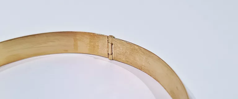 ZŁOTA BRANSOLETKA 585 16,5G 14K SZTYWNA, KOŁO