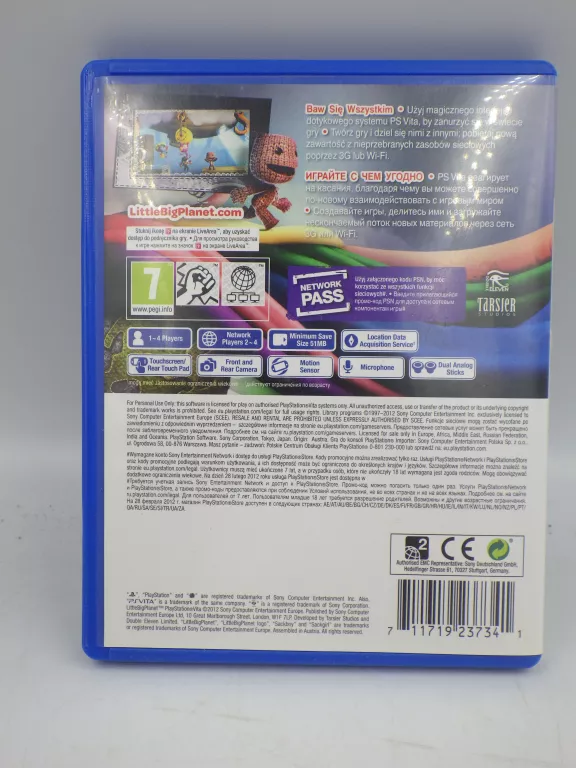 GRA NA PSVITA LITTLE BIG PLANET