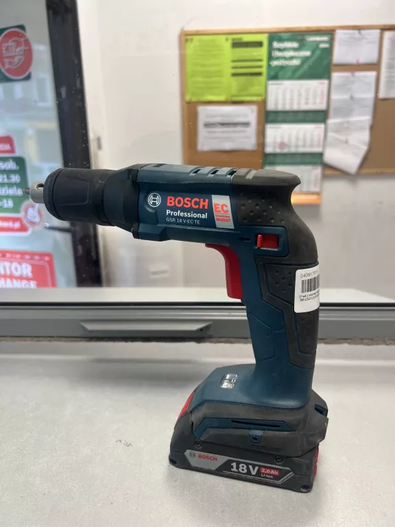WKRETARKA BEZSZCZOTKOWA BOSCH GSR 18V-EC-TE DO REGIPSÓW