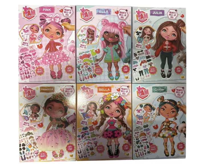 I AM DOLL MAGNETYCZNE UBRANIA I AKCESORIA
