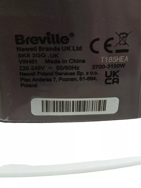 ZELAZKO BREVILLE VIN401