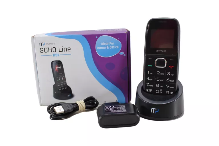 TELEFON MYPHONE SOHO LINE H31 DLA SENIORA - USZKODZONY OPIS