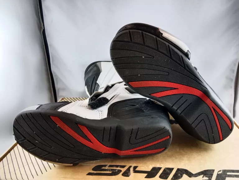 BUTY MOTOCYKLOWE DAMSKIE SHIMA RWX-6 WHITE BIAŁY CZARNY (38)