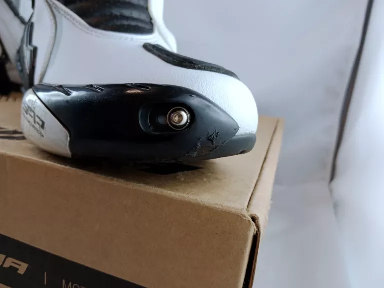 BUTY MOTOCYKLOWE DAMSKIE SHIMA RWX-6 WHITE BIAŁY CZARNY (38)