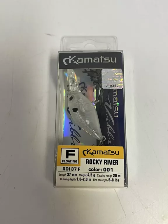 WOBLER ROCKY RIVER D 3,7CM F KOLOR 01 KAMATSU