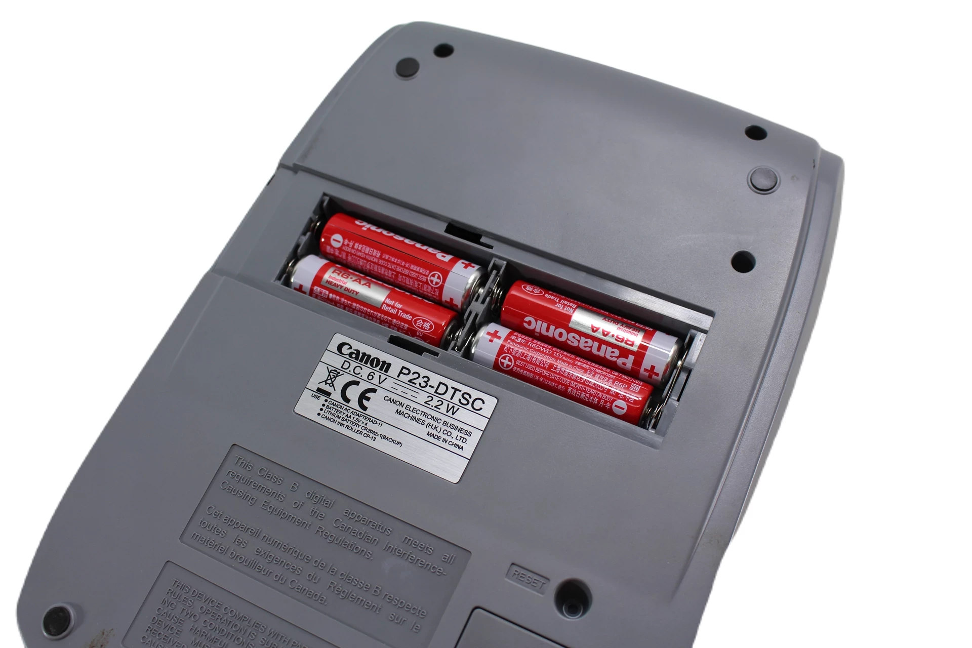 kalkulator-z-drukarka-canon-p23-dtsc-uszkodzony-opis-model-p23-dtsc-ii