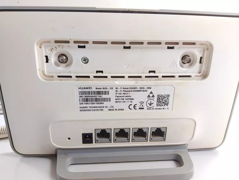 ROUTER HUAWEI B535-232A 4G CPE 3 EXTENDER ZASIĘGU WIFI WZMACNIACZ ANTENY
